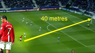 Cristiano Ronaldo Unbelievable Long Range Goals That Shocked The World Part 1 [upl. by Merl891]