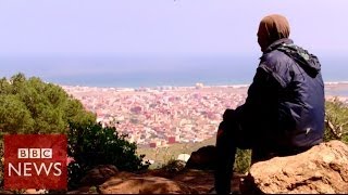 Spain Melilla migrants living on the edge of Europe  BBC News [upl. by Fogg]