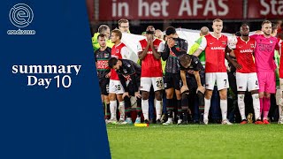 Highlights Day 10  Eredivisie  20232024 [upl. by Eudosia]