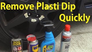 Plasti Dip Removal Comparison  Which is best [upl. by Moulton]