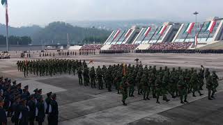 Himno y Marcha del Heroico Colegio Militar Agosto 2017 [upl. by Polak]