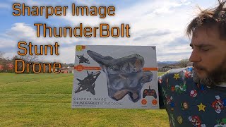 Sharper Image Thunderbolt Stunt Drone Review [upl. by Arbmahs]