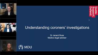 Webinar Understanding coroners investigations [upl. by Olympia]