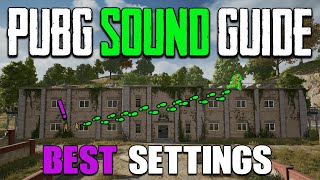 ULTIMATE PUBG SOUND SETTINGS 2022  FIX FOOTSTEPS  AUDIO GUIDE  SOUND LOCK  PUBG SEASON 12 [upl. by Harobed]