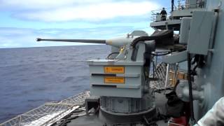 30mm Advanced Naval Gun Close in Weapon System CIWS [upl. by Adiuqal525]