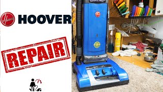 Hoover WindTunnel selfpropelled Vacuum Idler Arm Pulley Replacement Repair [upl. by Asserrac]