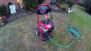 TroyBilt 2800psi Pressure Washer Gas Pouring Out of Carburetor [upl. by Nilam]