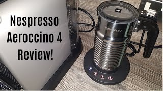 Nespresso Aeroccino 4 Milk Frother Review  Worth upgrading from the Aeroccino 3 [upl. by Naimerej254]