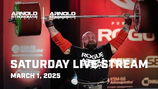 Full Saturday Live Stream  2025 Arnold Strongman Classic [upl. by Gershon]