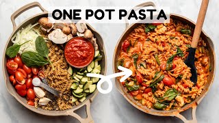 One Pot Pasta Recipe  EASY  Cozy [upl. by Rhu]