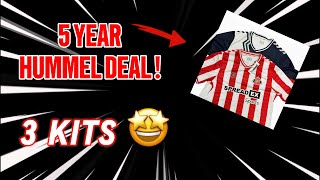 Sunderland Announces New Hummel Deal  3 kits 🥹 [upl. by Yard378]