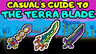 TERRARIA TERRABLADE GUIDE Terraria Sword Guide 2020 How to craft the Terraria Terra Sword  Blade [upl. by Hyland]