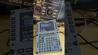 Detailed MCDU with Fenix Simulator A320 [upl. by Elocal]