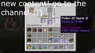 How To Make A Haste II Potion Plugin Required [upl. by Oxford526]