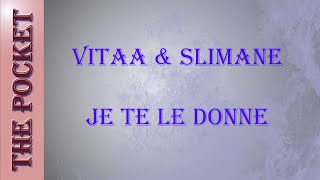 Karaoke Vitaa amp Slimane  Je te le donne [upl. by Emerej492]