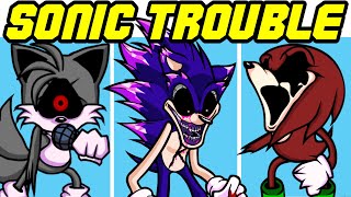 Friday Night Funkin VS Triple Trouble Utau Sonic EXE FNF Mod [upl. by Rabush226]