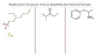 Reading Skeletal Line Structures Organic Chemistry Part 1 [upl. by Eudoxia]