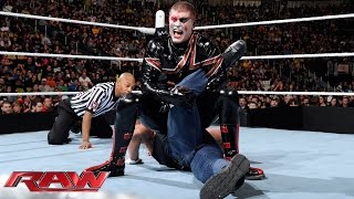 Dean Ambrose vs Stardust Raw March 9 2015 [upl. by Ikoek]