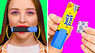 HOW TO SNEAK FOOD INTO CLASS  Funny Food Hacks And Tricks by 123 Go Live [upl. by Regan740]