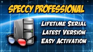 📥 Speccy Professional v132  Complete info about our system  temps and more [upl. by Svend]