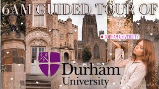 FRESHERS GUIDE TO DURHAM UNIVERSITY 2021  6AM GUIDED TOUR OF DURHAM UNIVERSITY Colleges  Cathedral [upl. by Adnilahs]