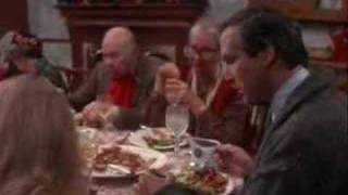 National Lampoon Christmas Vacation Dinner Scene [upl. by Atteragram]