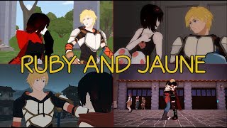 Ruby and Jaunes Friendship Full Story All Scenes [upl. by Carew338]