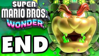 Super Mario Bros Wonder  Gameplay Walkthrough Part 7  Bowser Boss Fight ENDING [upl. by Star]