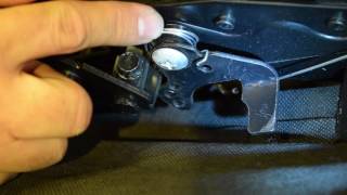 HowTo Replace A Reclining Mechanism Release Trigger [upl. by Anazraf]