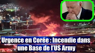 Urgence en Corée  Incendie dans une Base de l’US Army [upl. by Yahska209]