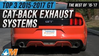 Best 20152017 Mustang GT CatBack Exhaust Systems Reviewed [upl. by Raychel388]