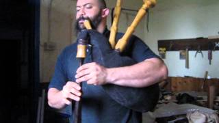 cornamusa medievale  medieval bagpipe  2 drones [upl. by Ettennig]