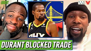 Kevin Durant tells Draymond Green why he BLOCKED WarriorsSuns deal at NBA trade deadline [upl. by Yona]