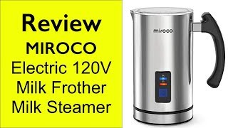 Review Miroco Milk Frother  How to make froth milk at home [upl. by Gottfried]