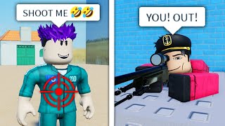 Roblox Squid Game 2 Funny Moments SNIPER [upl. by Ajat]