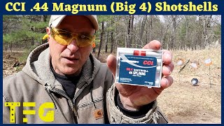 CCI Big 4 44 Magnum Shotshells  TheFirearmGuy [upl. by Madson342]