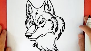 COMMENT DESSINER UN LOUP [upl. by Leciram163]