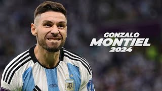 Gonzalo Montiel  The Tenacious RightBack 2024ᴴᴰ [upl. by Kerad621]