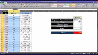 Identifying and Highlighting Outliers in Excel [upl. by Jeffy]