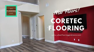 COREtec Vinyl Plank Flooring Installation [upl. by Eidok354]