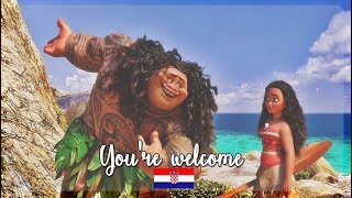 Moana  Vaiana Youre welcome Croatian SampT [upl. by Gemperle]