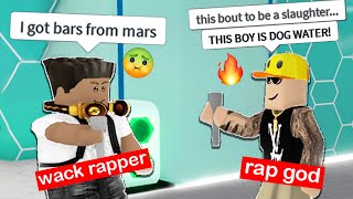 ROBLOX RAP BATTLES but im a RAP GOD [upl. by Rotman]