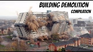 Building Demolition Compilation [upl. by Ayita]