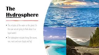 Earths 5 Spheres Geosphere Hydrosphere Cryosphere Atmosphere Biosphere [upl. by Cargian]