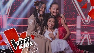 Vanessa Valentina y Yennifer cantan Los laureles – Batallas  La Voz Kids Colombia 2019 [upl. by Marijn]