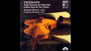 Telemann  12 Fantasias for Violin Solo No 1 [upl. by Jaynell]