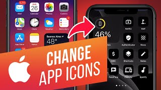 How to Change App Icons on Your iPhone  Create a Shortcut with Custom Icon Using Shortcuts App [upl. by Frayda]