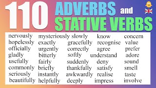 110 Adverbs and Stative Verbs in English [upl. by Aruon]