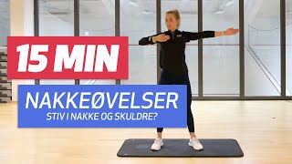 Nakke og skulderøvelser med 3TKlinikken [upl. by Leveridge823]