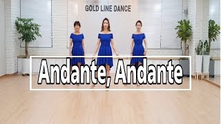 Andante Andante Line Dance Intermediate Rolling 8Count Maryloo – France  January 2019 [upl. by Ennovehs422]